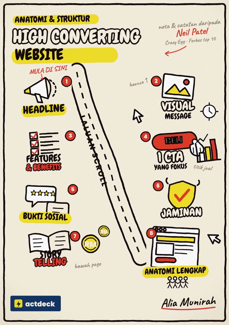 Modul 1 — Anatomi & Struktur High-Converting Website